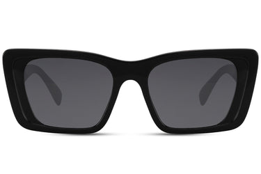 Heart-shaped sunglasses with pink lenses